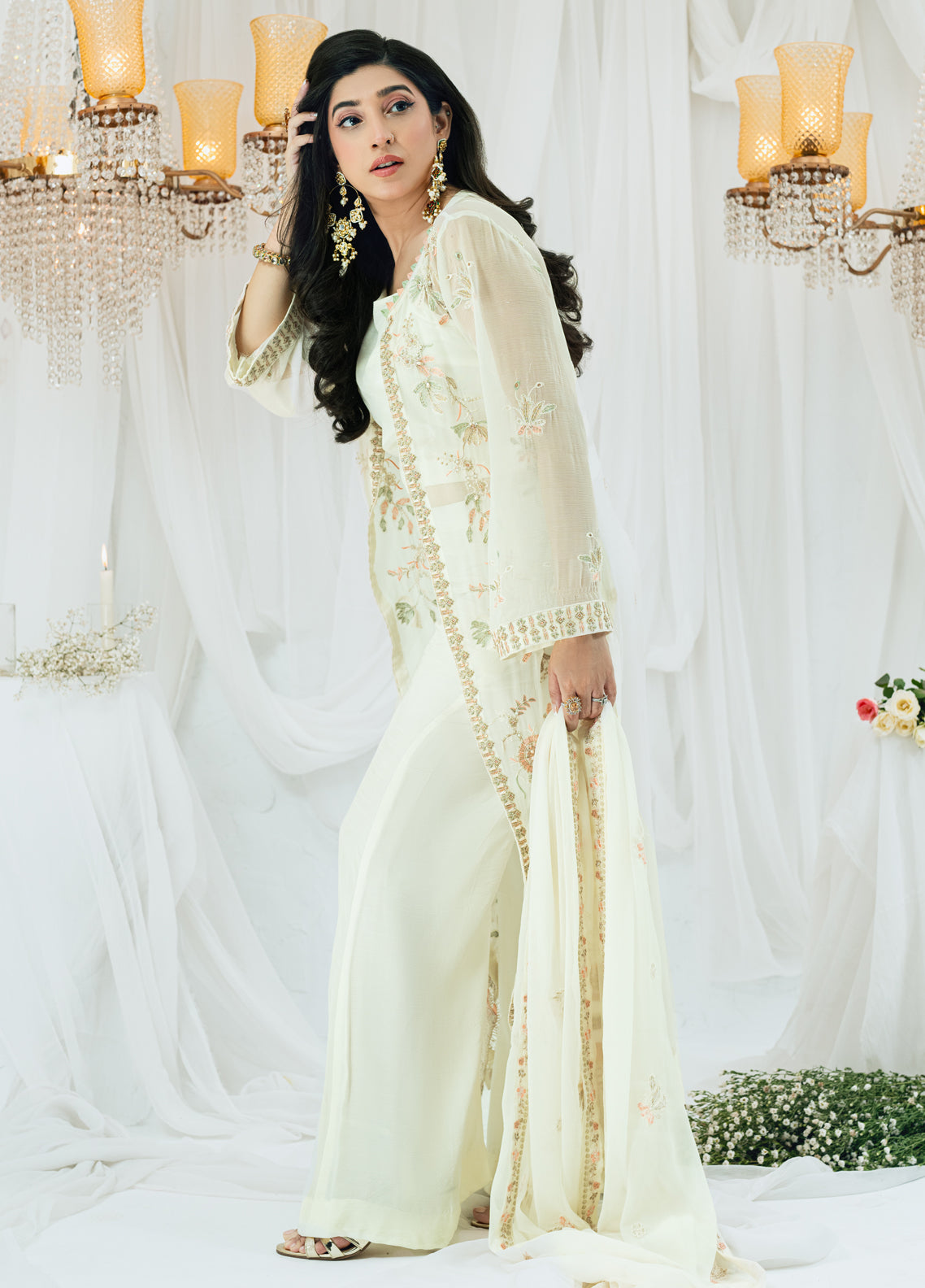 Shamooz Maahi Chiffon Formals Unstitched 3-Piece Suit - SM-CF-03-BISMIL