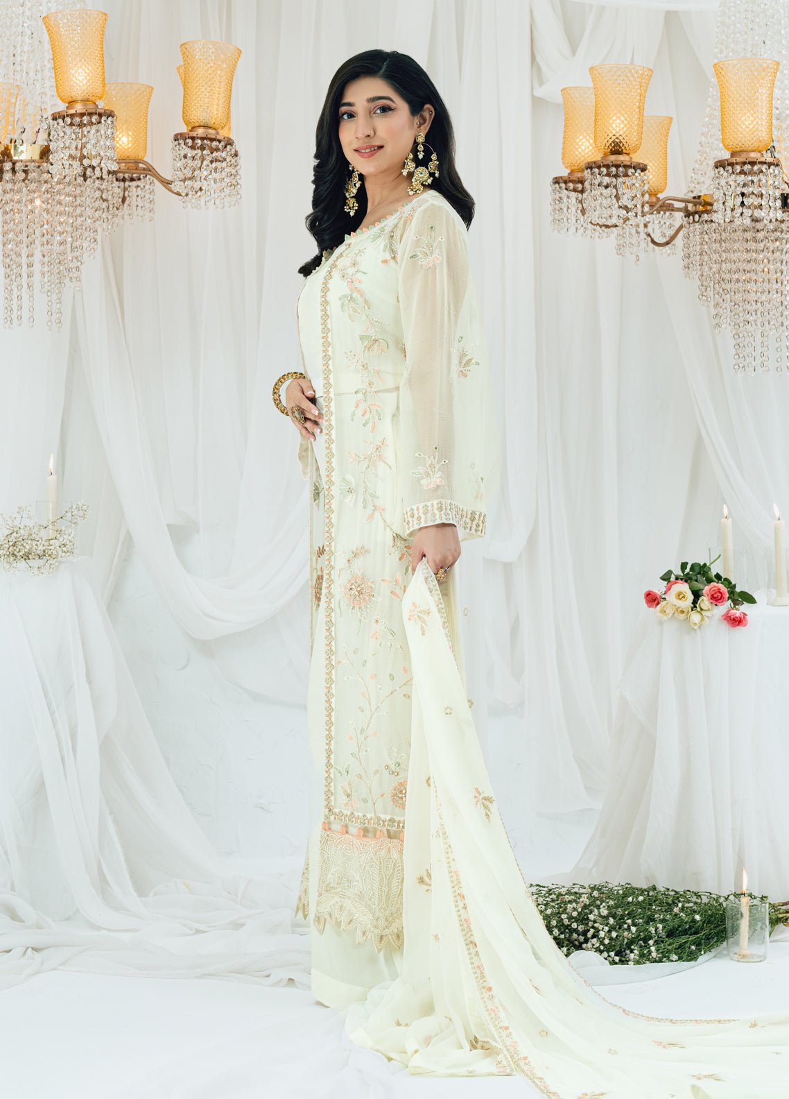 Shamooz Maahi Chiffon Formals Unstitched 3-Piece Suit - SM-CF-03-BISMIL