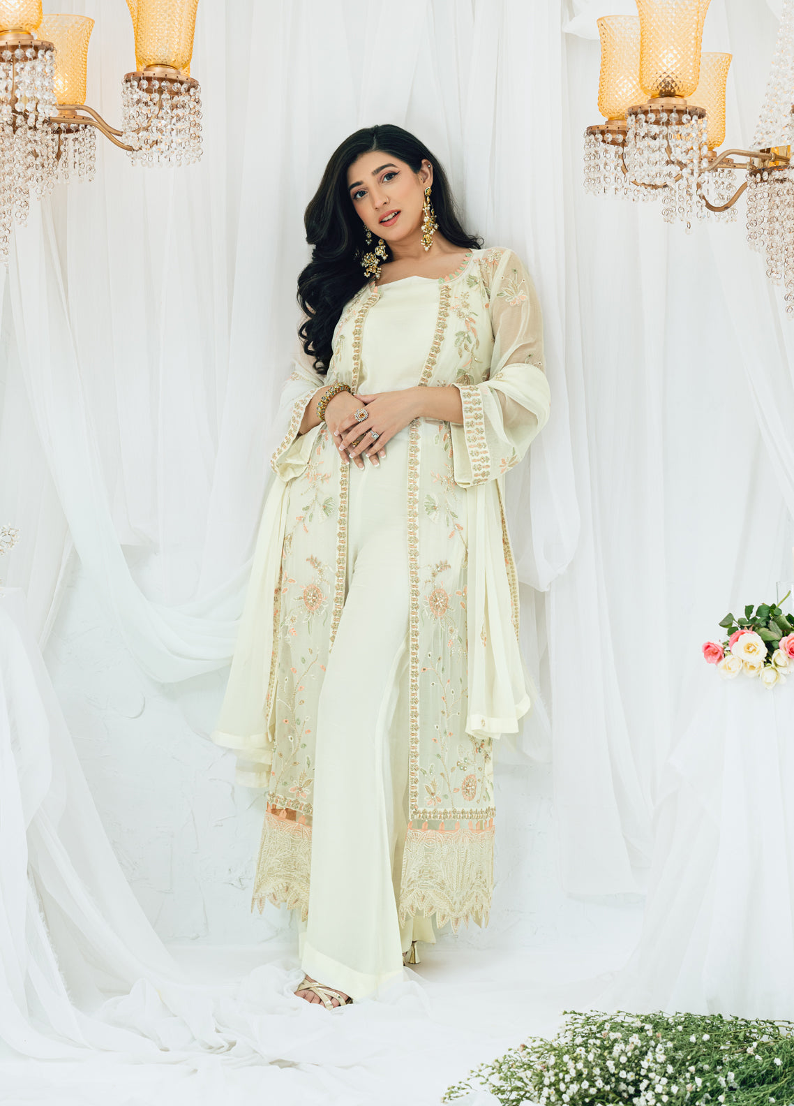 Shamooz Maahi Chiffon Formals Unstitched 3-Piece Suit - SM-CF-03-BISMIL