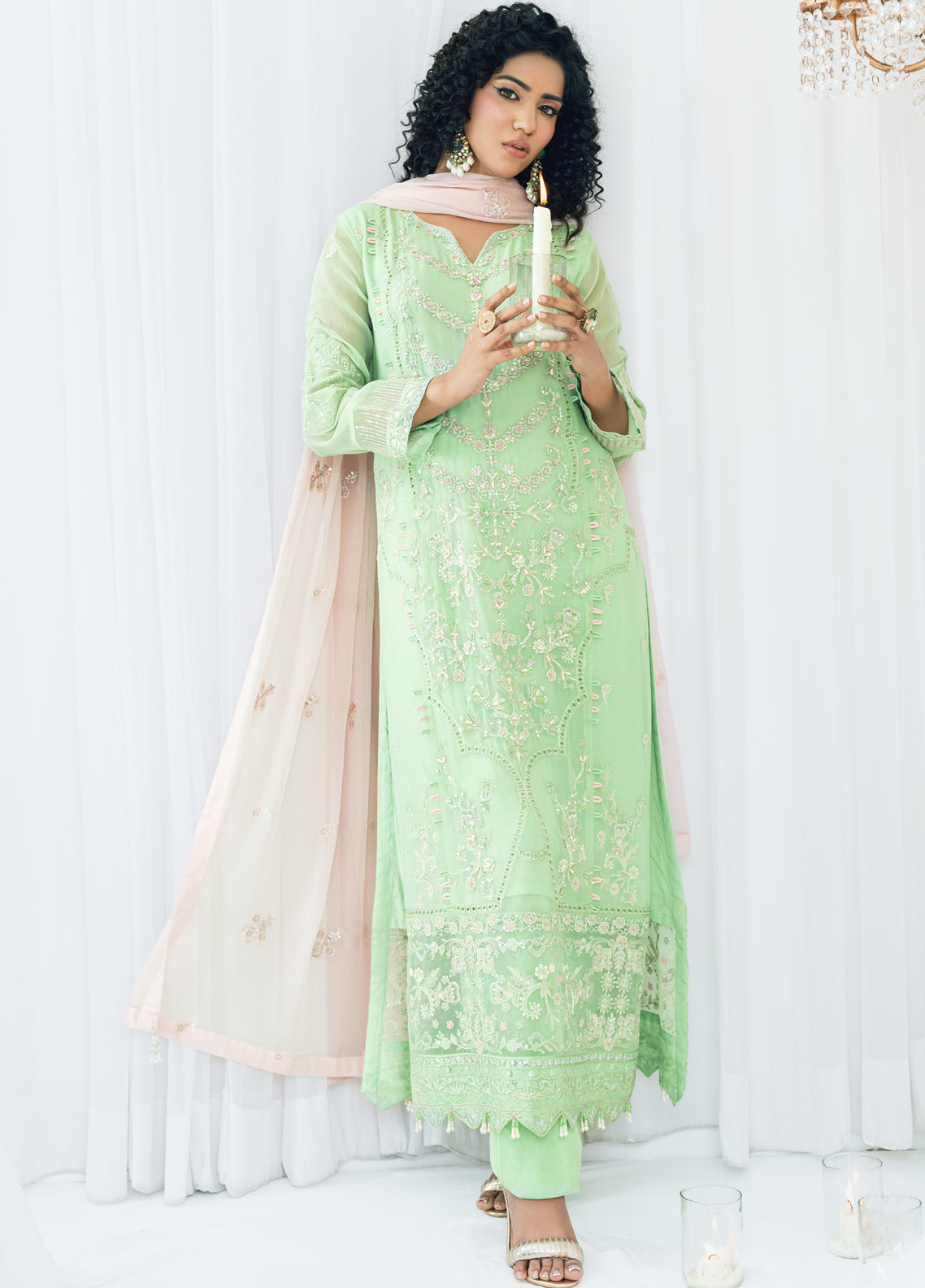 Shamooz Maahi Chiffon Formals Unstitched 3-Piece Suit - SM-CF-06-ANAA