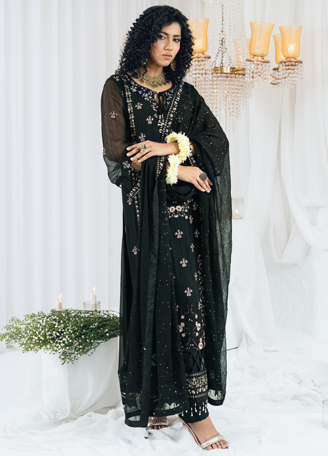 Shamooz Maahi Chiffon Formals Unstitched 3-Piece Suit - SM-CF-05-MAHEER