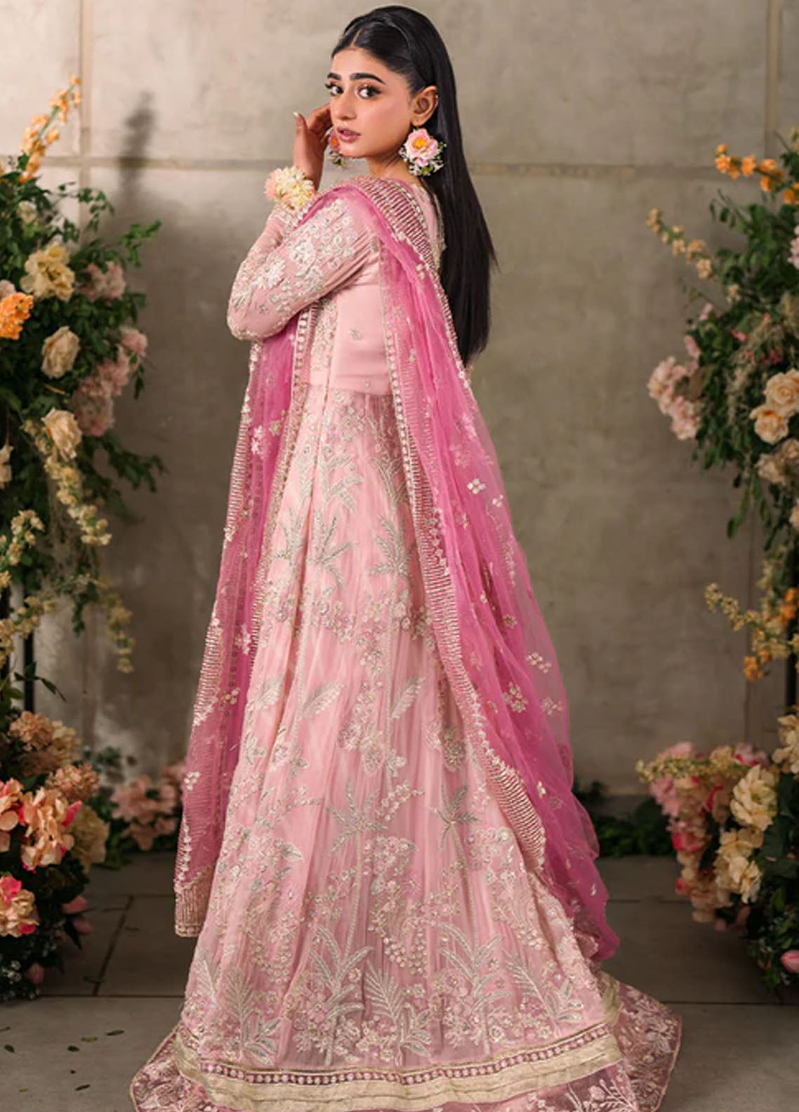 Mushq Mastaani Evening Luxury Chiffon Unstitched 4-Piece Suit - MME-03-MAISHA