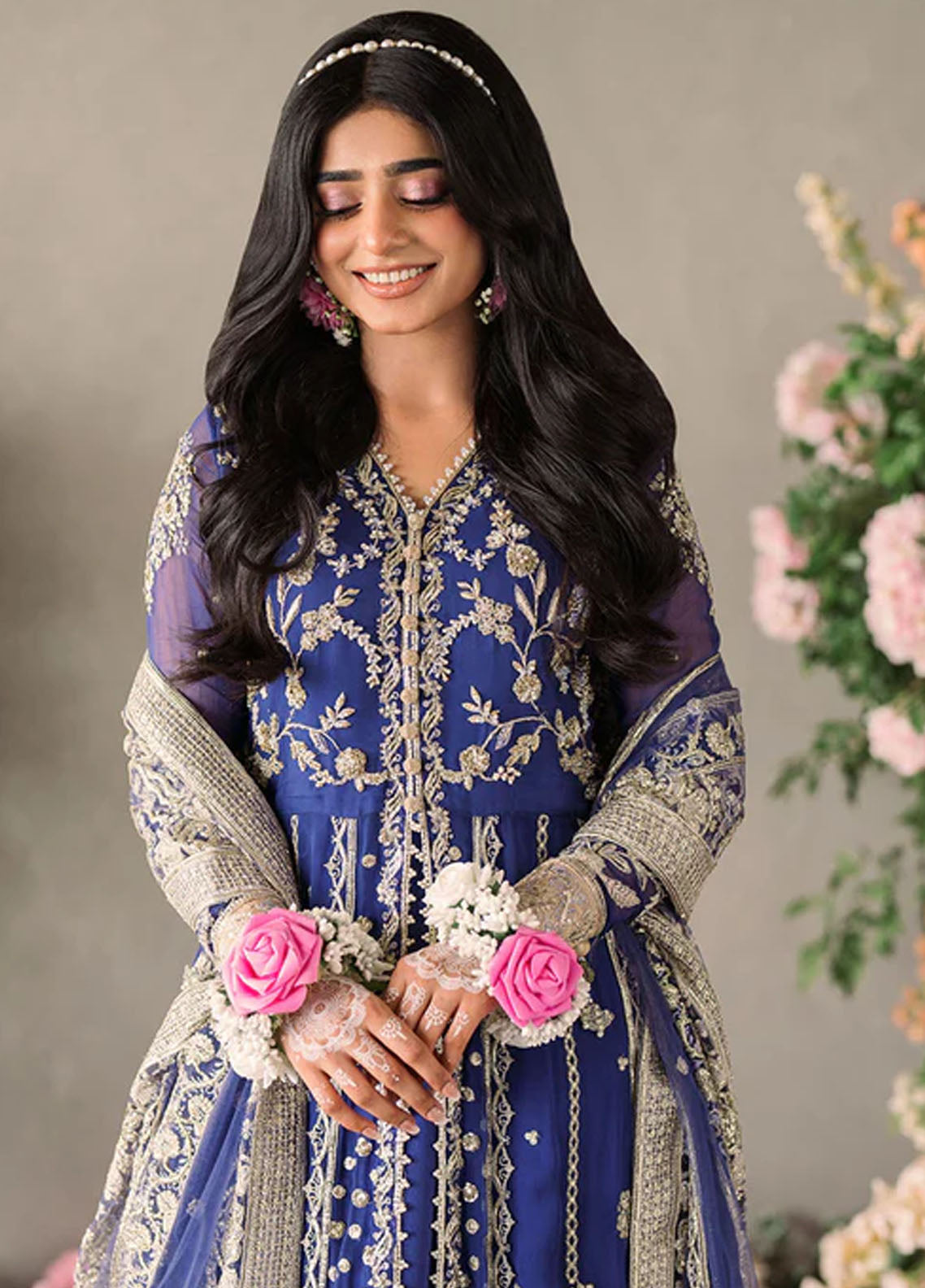Mushq Mastaani Evening Luxury Chiffon Unstitched 4-Piece Suit - MME-04-SEHAR