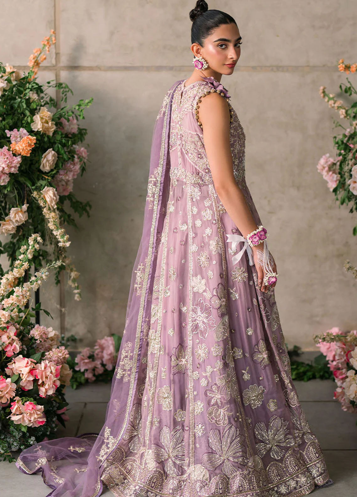 Mushq Mastaani Evening Luxury Chiffon Unstitched 4-Piece Suit - MME-05-SANA