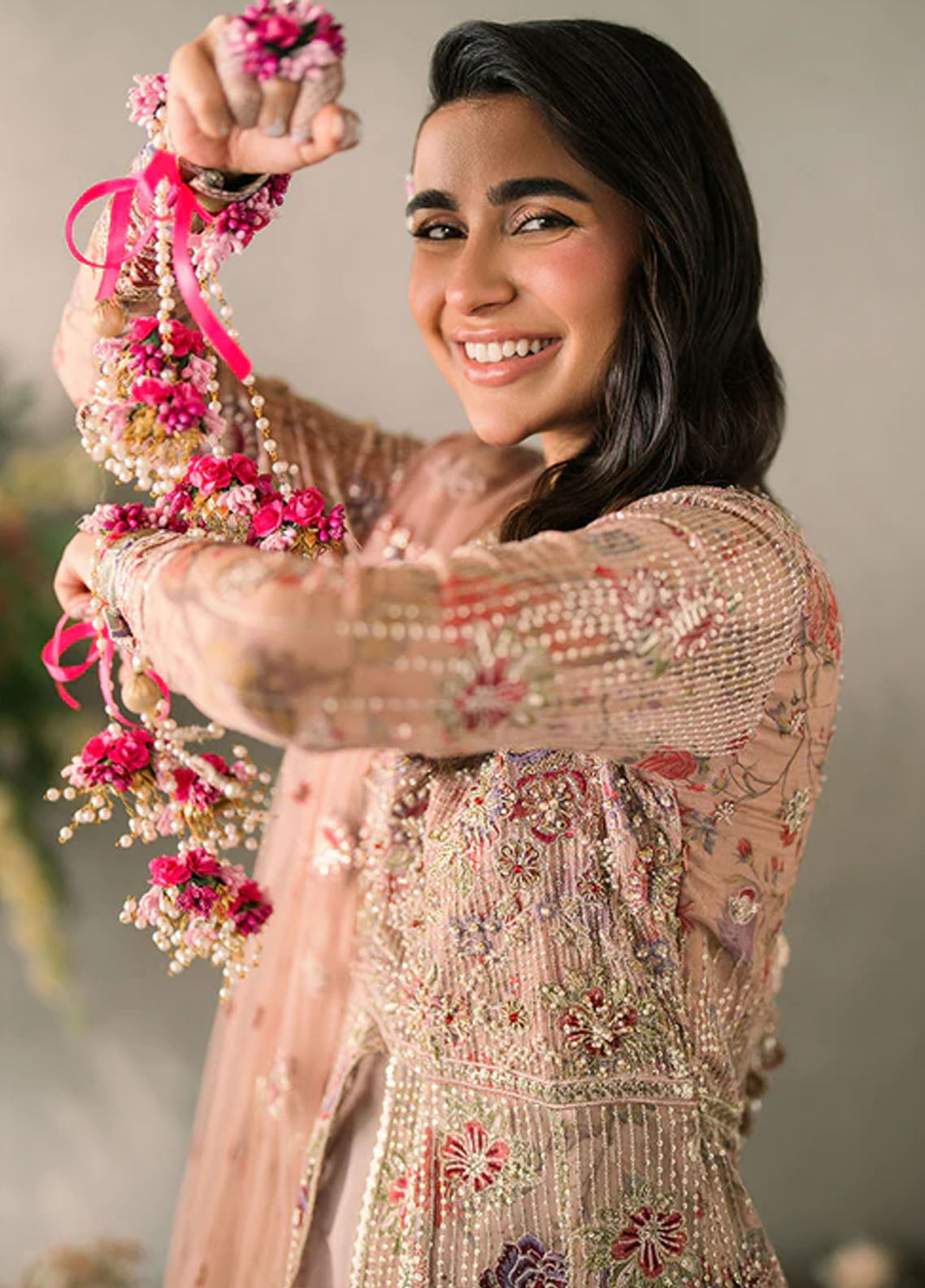 Mushq Mastaani Evening Luxury Chiffon Unstitched 4-Piece Suit - MME-07-SONA