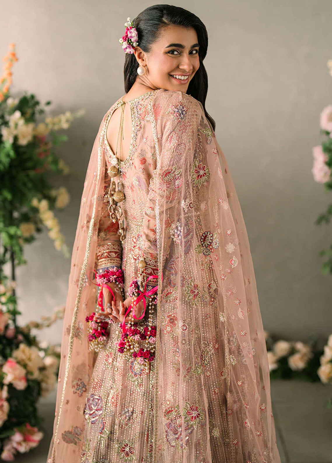 Mushq Mastaani Evening Luxury Chiffon Unstitched 4-Piece Suit - MME-07-SONA