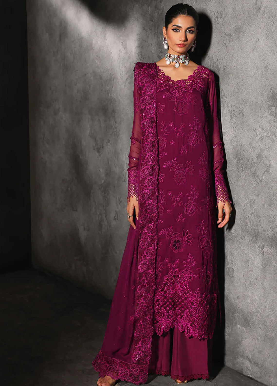 RajBari Sage Formals Edition Unstitched 4-Piece Suit - RSF-06-ELYSIAN