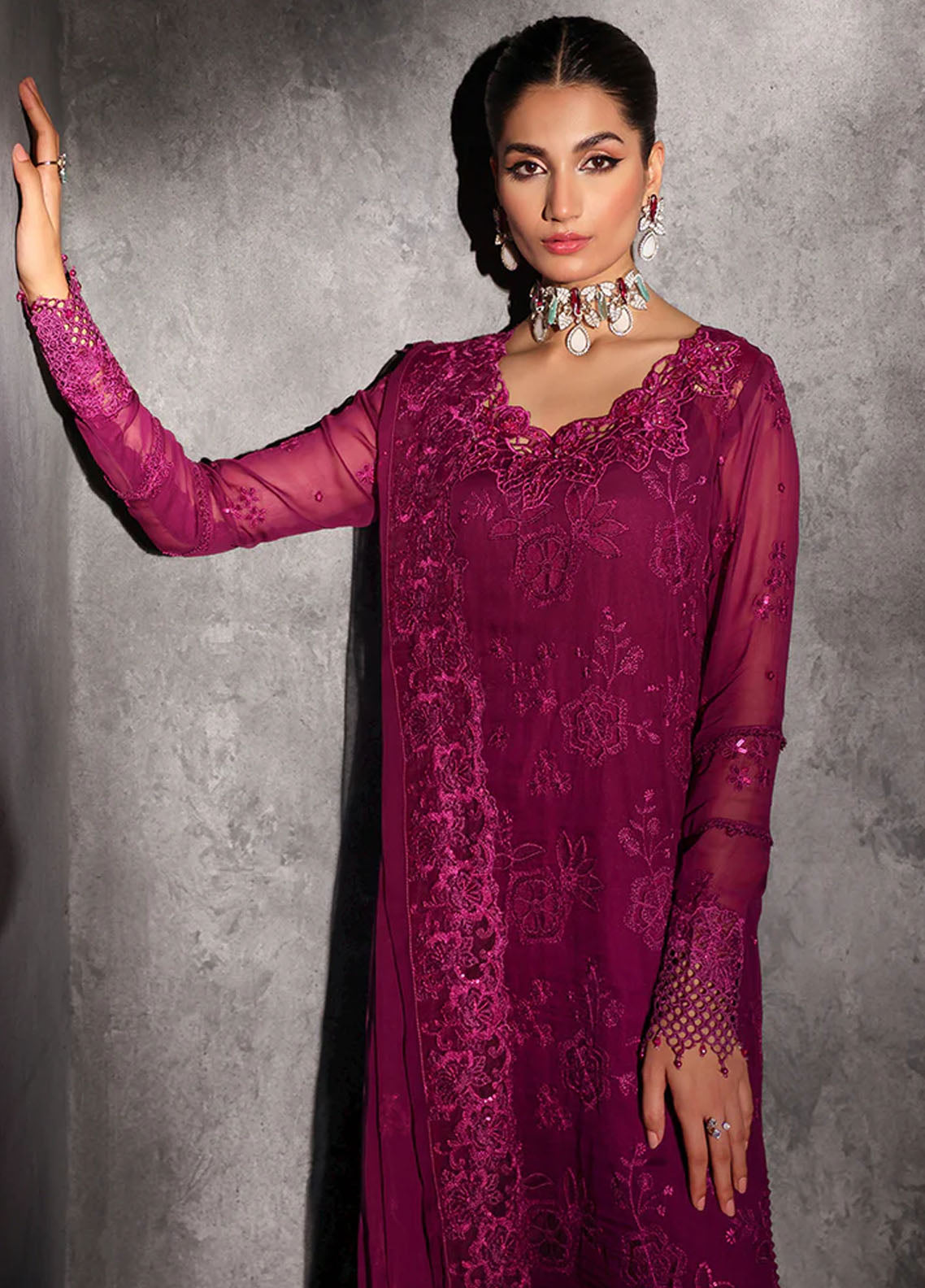 RajBari Sage Formals Edition Unstitched 4-Piece Suit - RSF-06-ELYSIAN