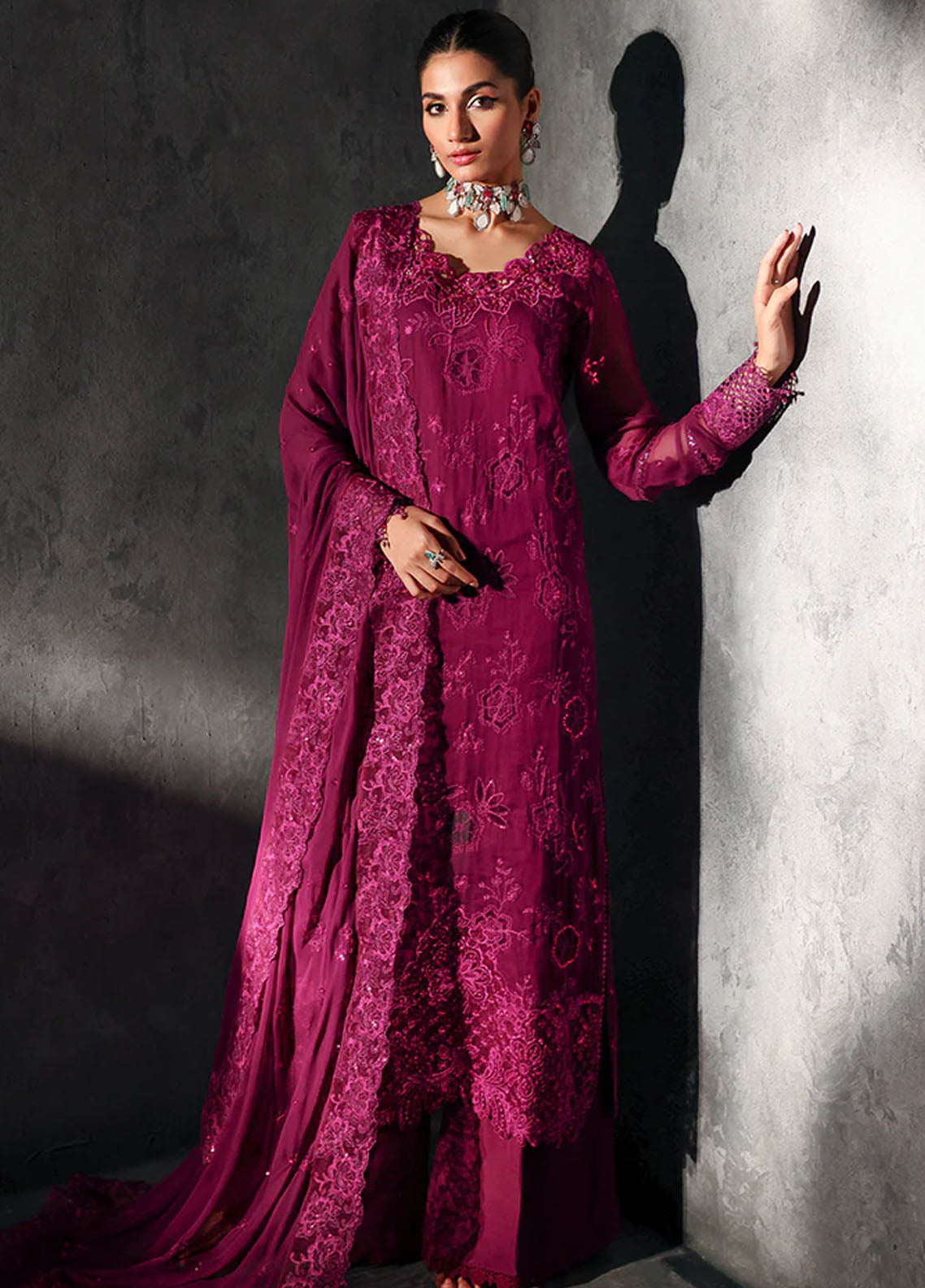RajBari Sage Formals Edition Unstitched 4-Piece Suit - RSF-06-ELYSIAN