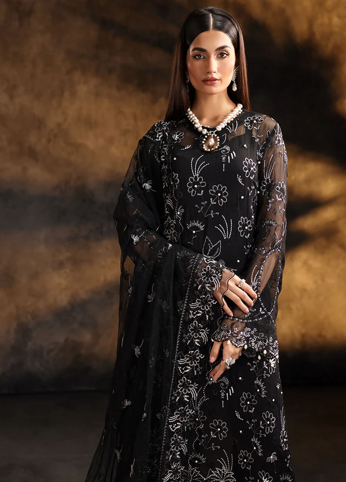RajBari Sage Formals Edition Unstitched 4-Piece Suit - RSF-08-SCINTILLA