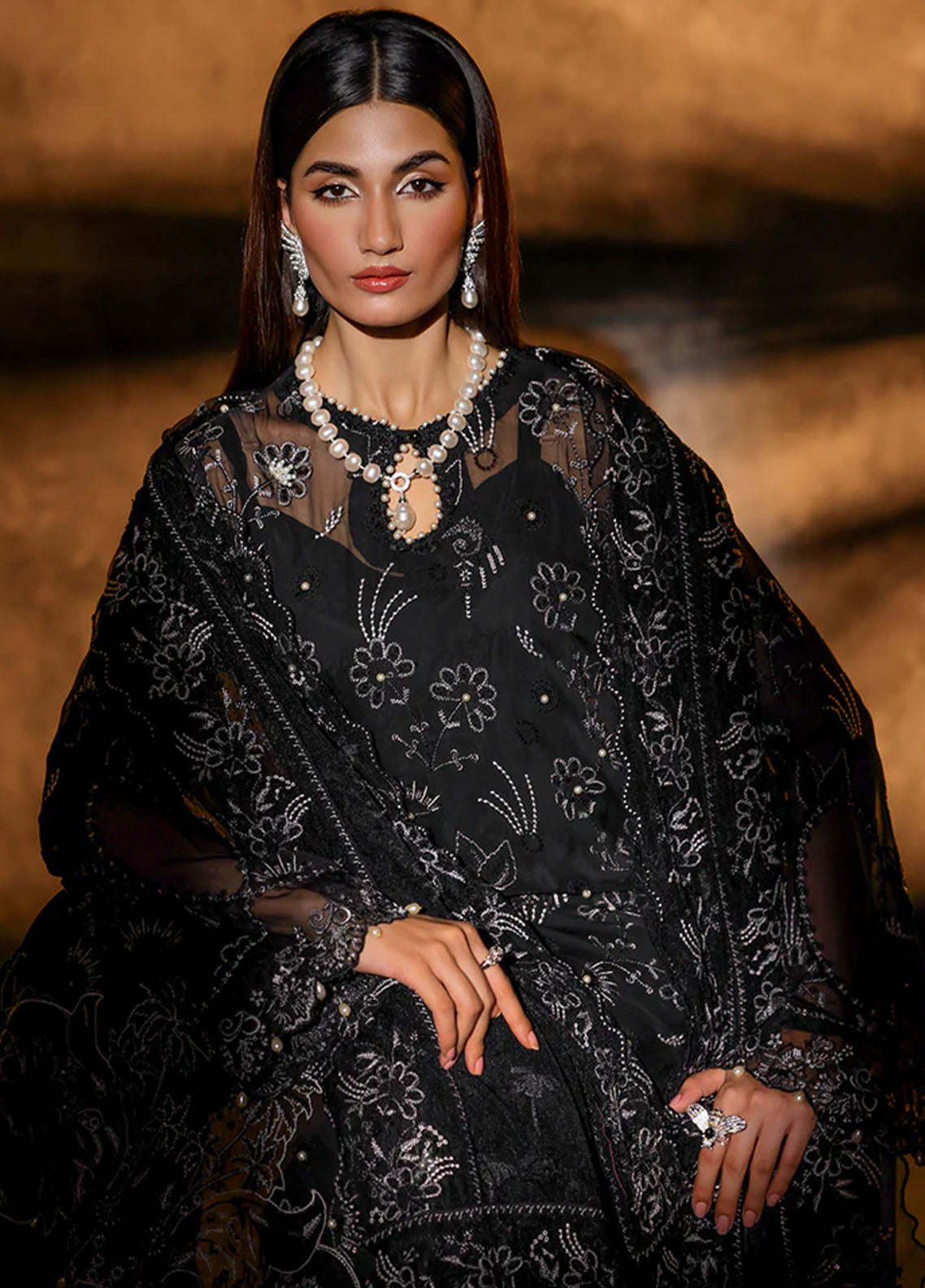 RajBari Sage Formals Edition Unstitched 4-Piece Suit - RSF-08-SCINTILLA