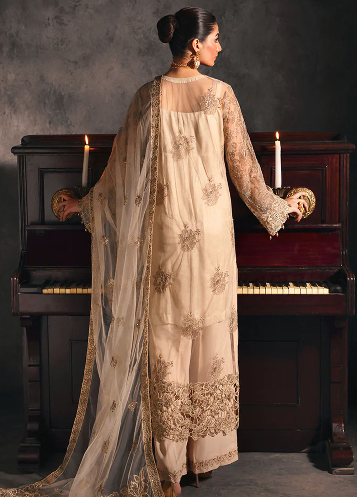 RajBari Sage Formals Edition Unstitched 4-Piece Suit - RSF-04-VERVE