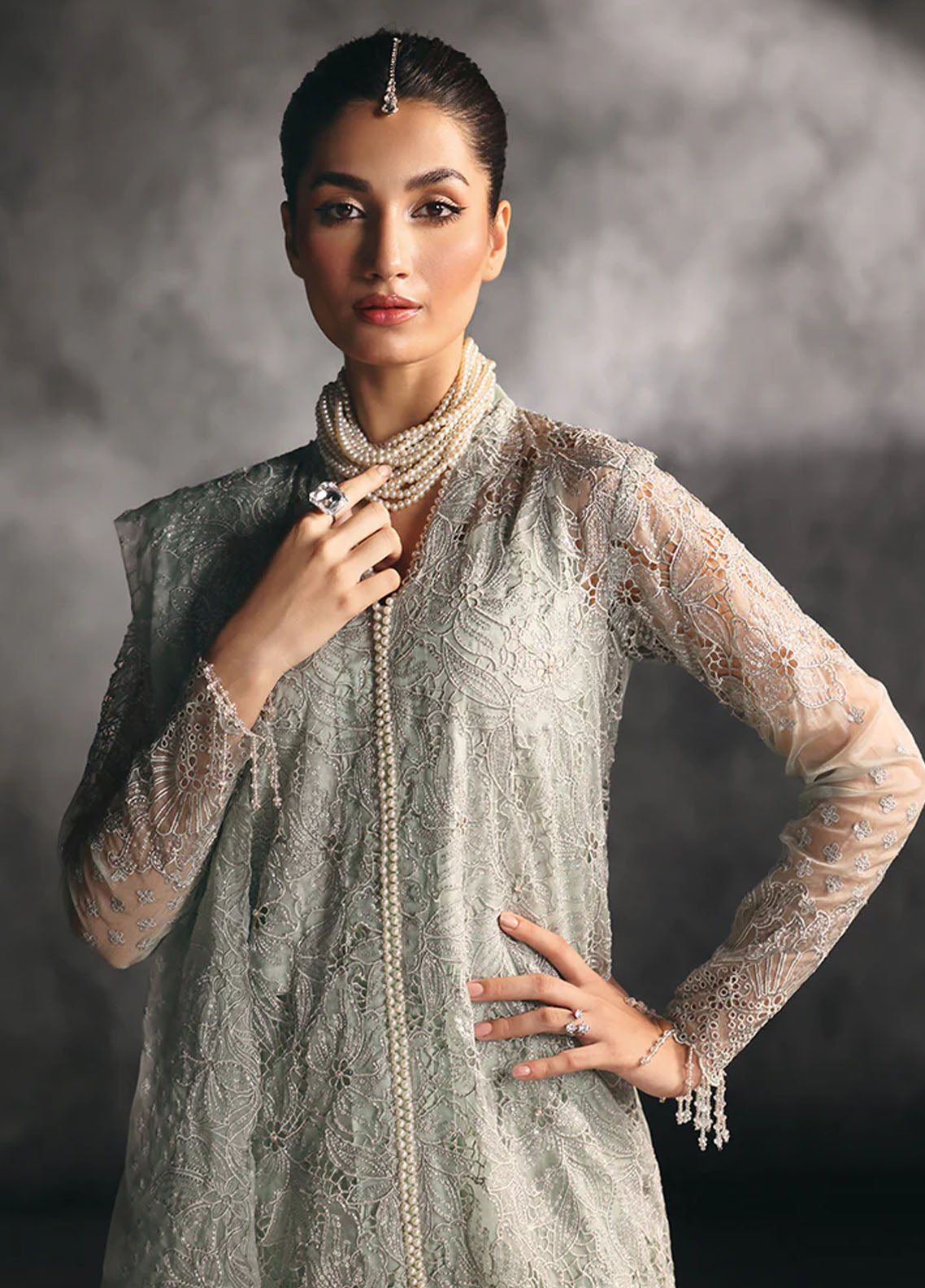 RajBari Sage Formals Edition Unstitched 4-Piece Suit - RSF-03-ASTORIA