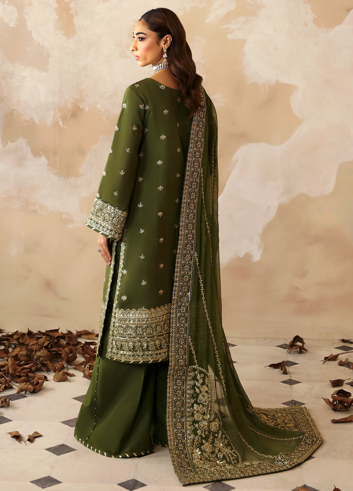 Gulaal Shehrnaaz Raw Silk Unstitched 3-Piece Suit - GL-SD24-08-SOHINA