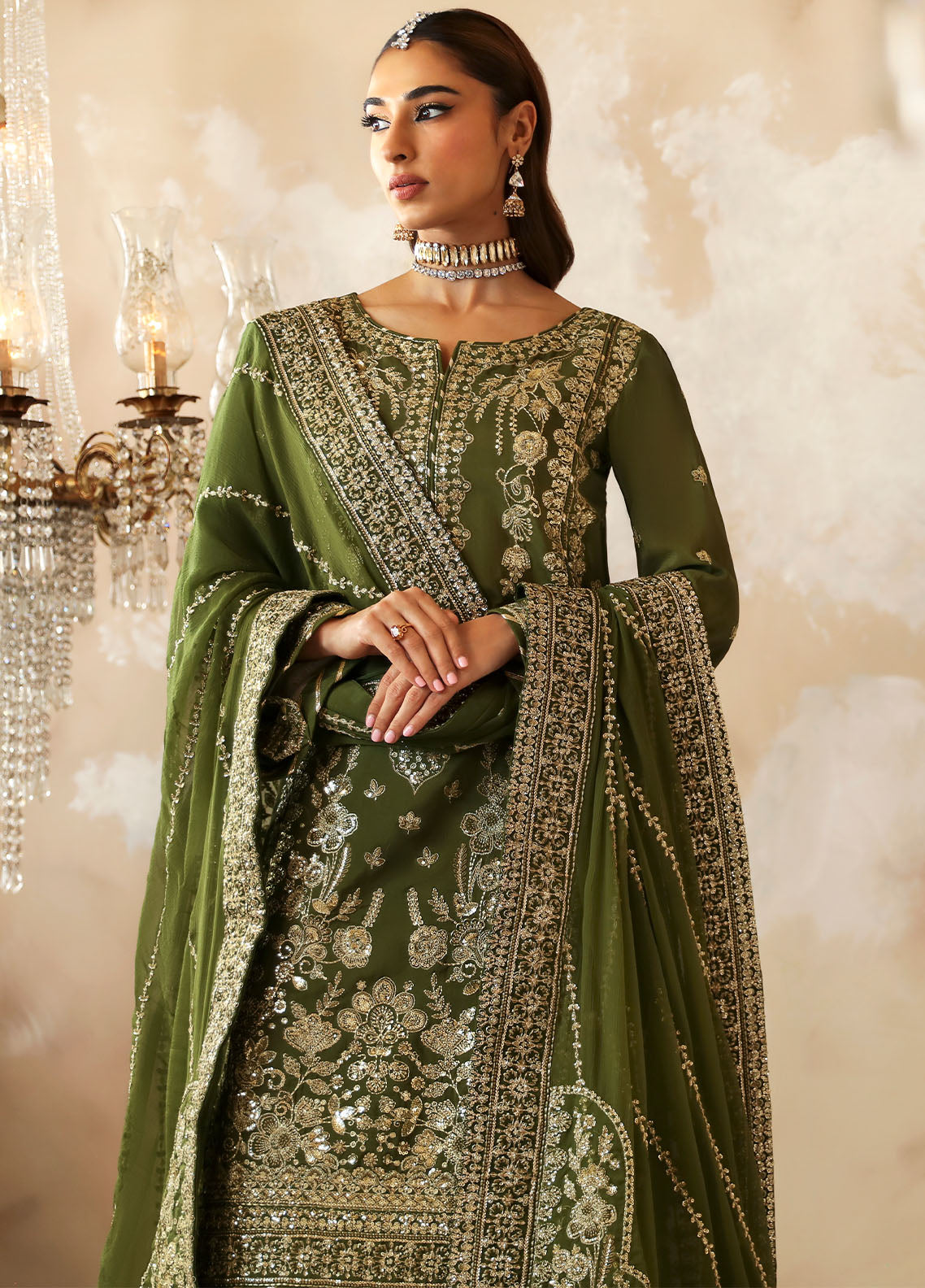 Gulaal Shehrnaaz Raw Silk Unstitched 3-Piece Suit - GL-SD24-08-SOHINA