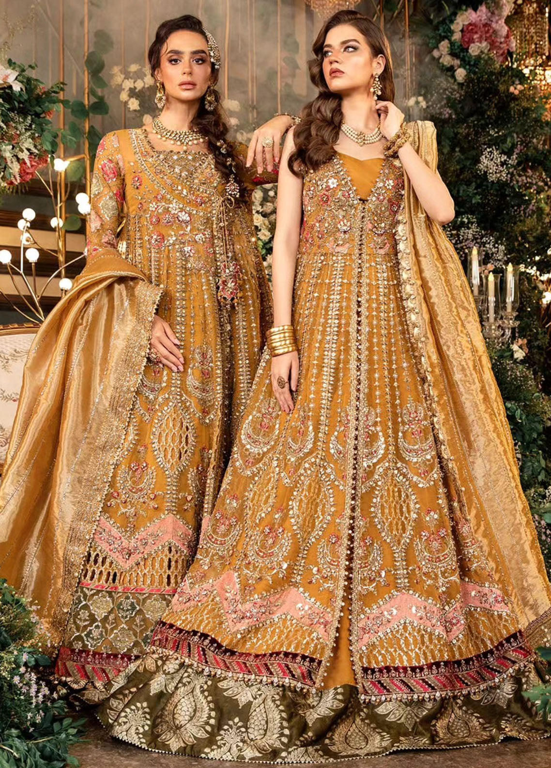 Maria-B Mbroidered Wedding Unstitched 3-Piece Suit - MBW-BD2907