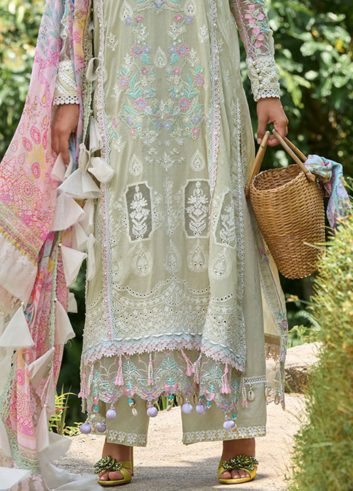 Ansab Jahangir Zoha Luxury Lawn Unstitched 3-Piece Suit -AJ-ZLL24-04-ANTHURIUM