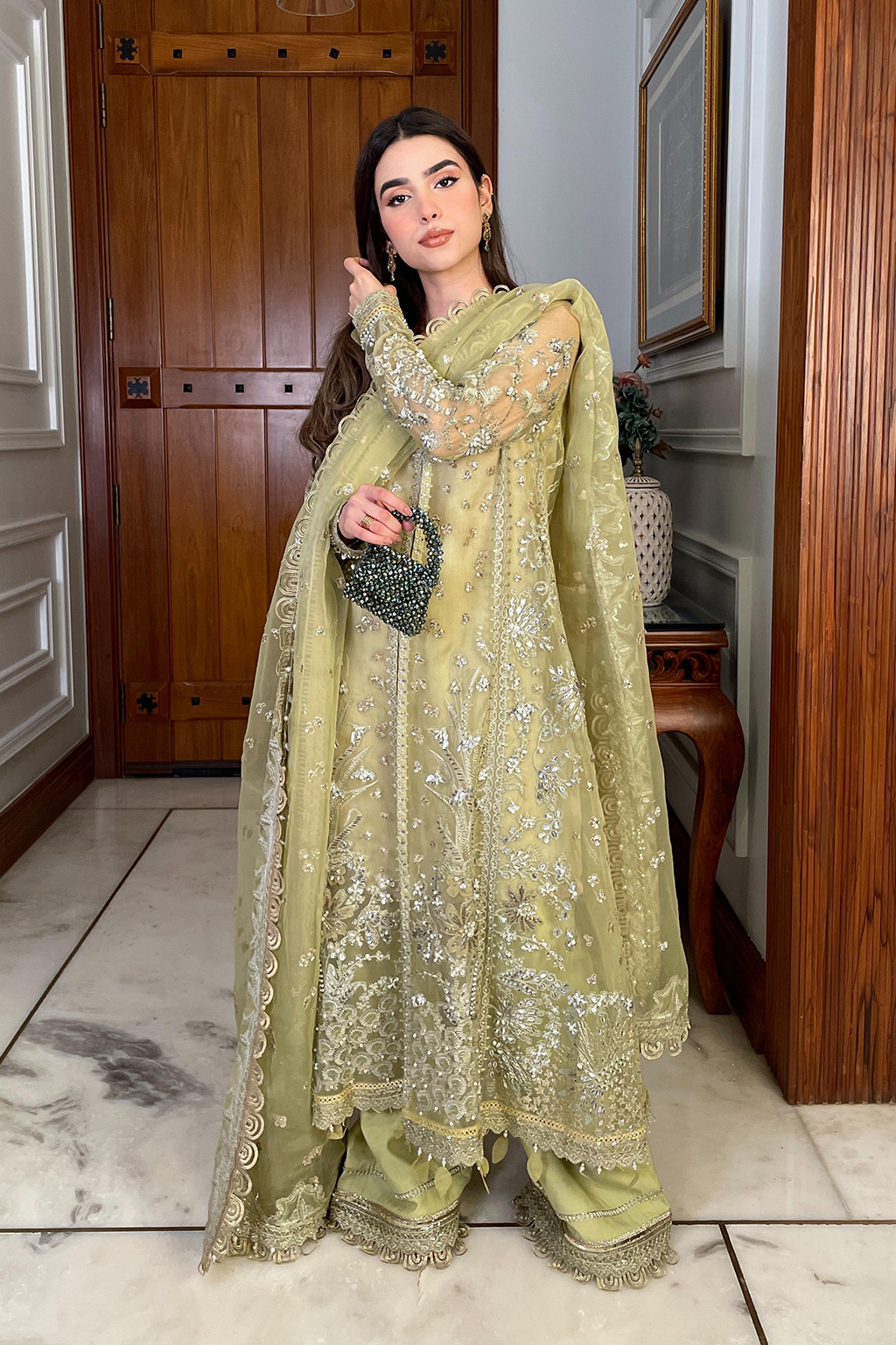 Saad Sheikh Flueire Luxury Volume-2 Unstitched 3-Piece Suit-SSF-V2-1123-MARISOL