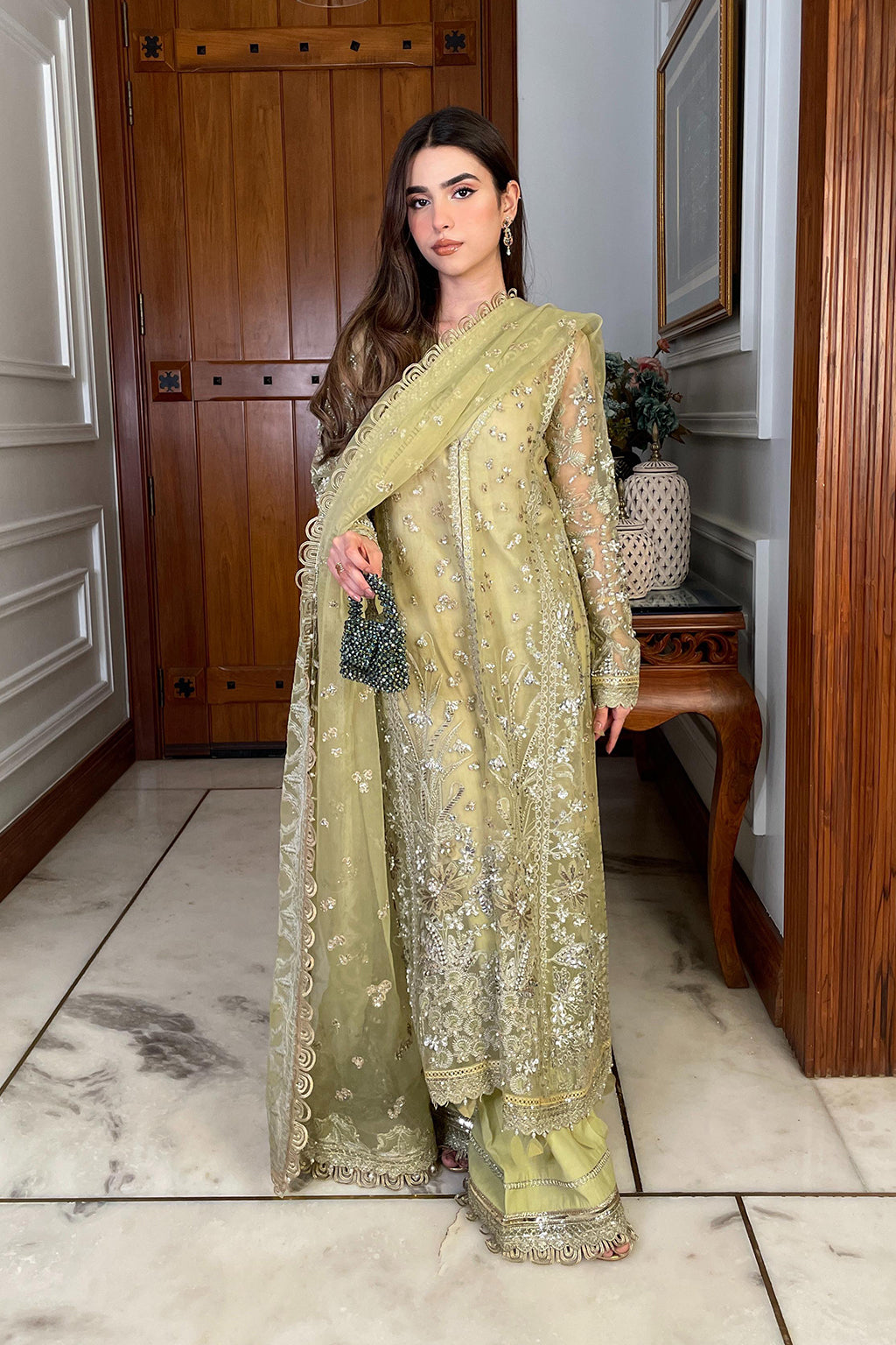 Saad Sheikh Flueire Luxury Volume-2 Unstitched 3-Piece Suit-SSF-V2-1123-MARISOL